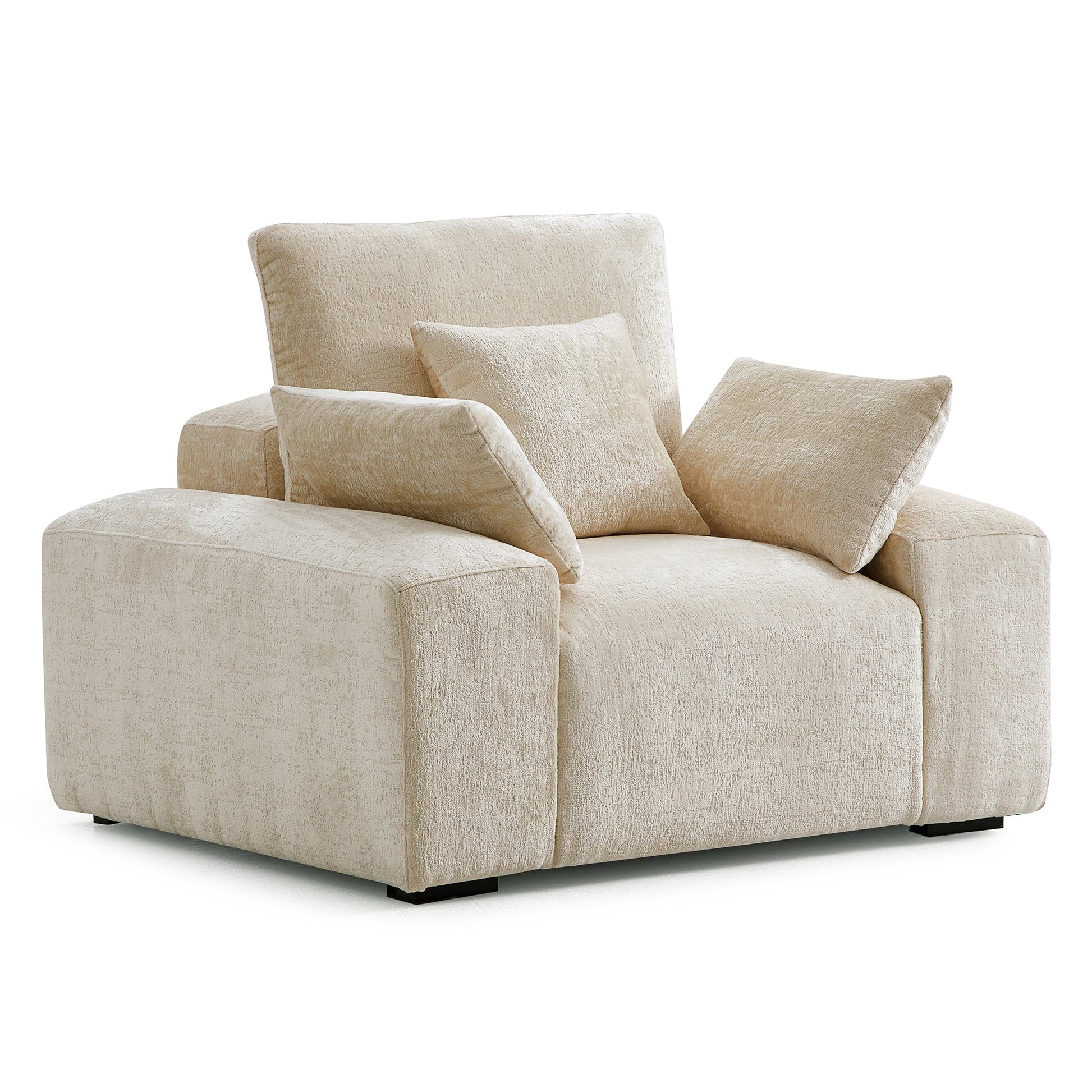 The Empress Gray Sofa Set-Beige