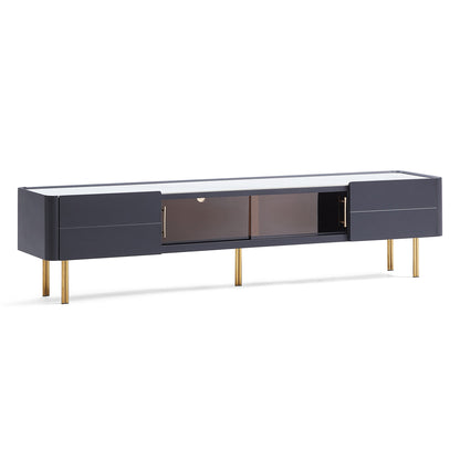 Noble Gilded TV Stand-hidden