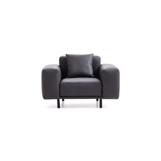 Fauteuil canapé en cuir noble