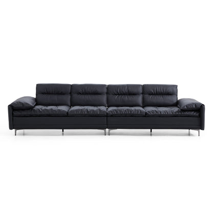 Lewis Black Leather Sailboat Sofa-hidden