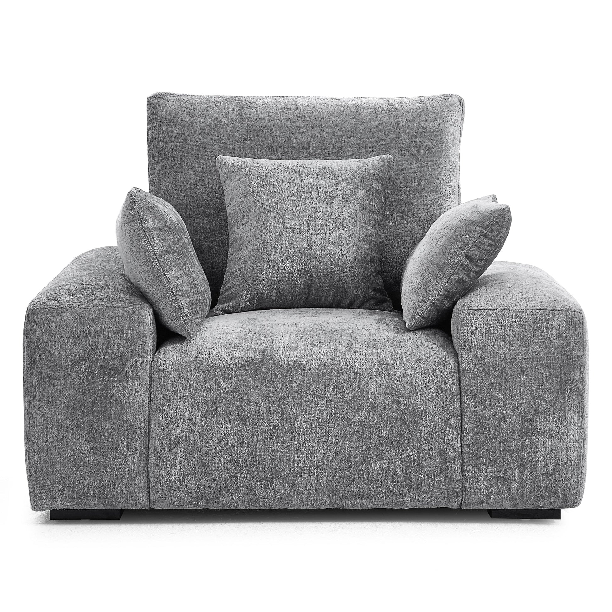 The Empress Gray Sofa Set-Gray