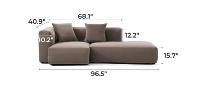 Geometry Minimalist Sectional