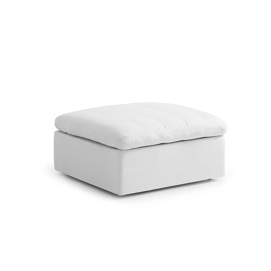 Tender Wabi Sabi Sofa Ottoman-White