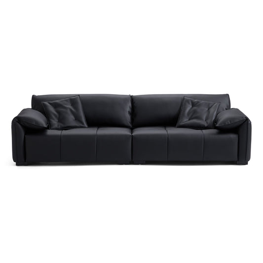Anorea Contemporary Minimalist Sofa-Black