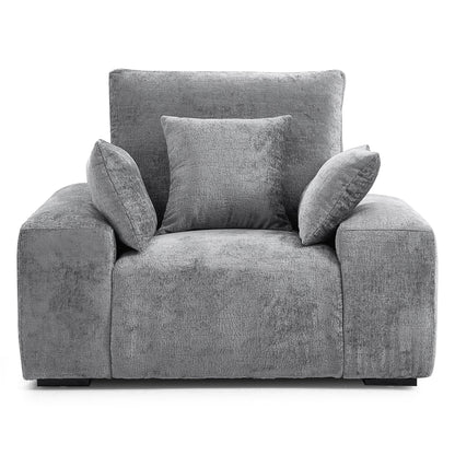 The Empress Beige Sofa Set-Gray