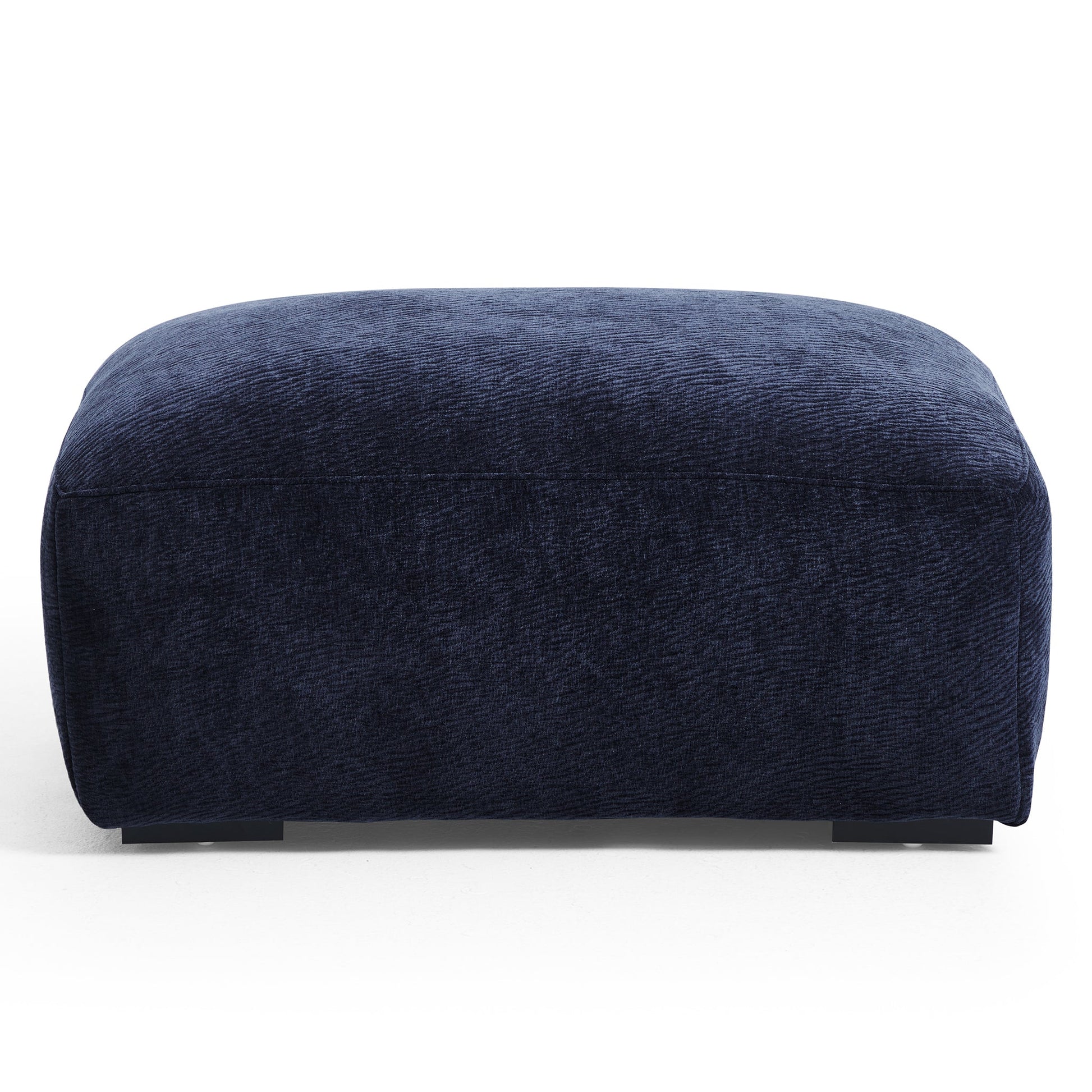 The Empress Navy Blue Sofa and Ottoman-Navy Blue