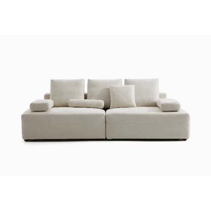 Composition Wabi Sabi Gray Sofa-Beige