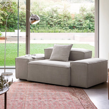 Freedom Modular New Gray Accent Armchair-Sand