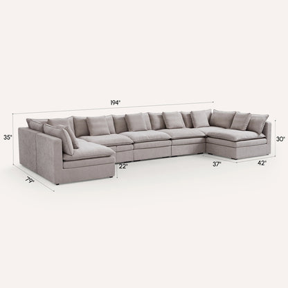 Burger Modular U-Sectional
