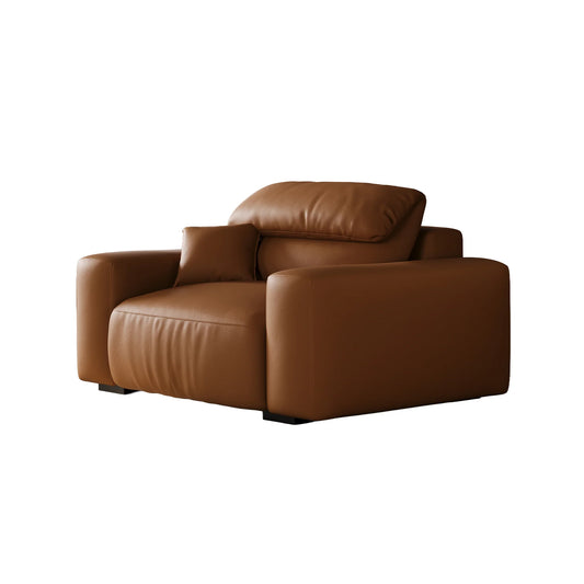 Chestnut Brown Leather Armchair