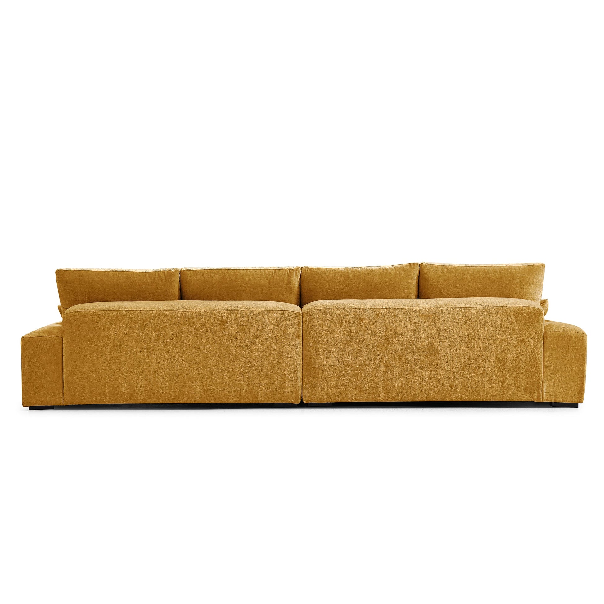 The Empress Gray Sofa Set-Yellow-140.1"