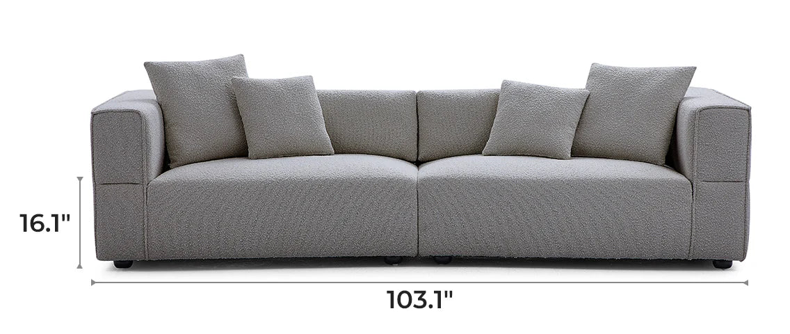 Nordic Modern Gray Sofa
