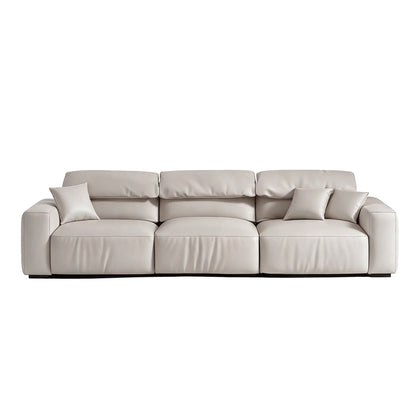 Chestnut Brown Leather Sofa