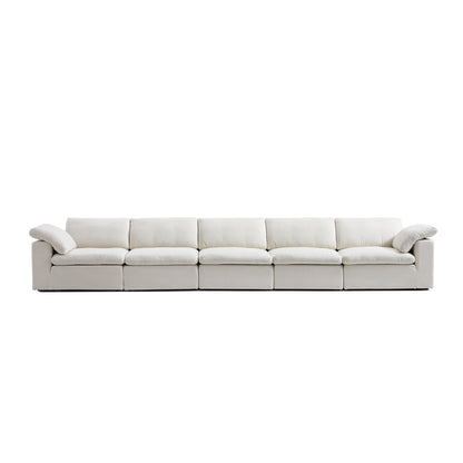 Tender Wabi Sabi Beige Sofa-Beige-202.8"