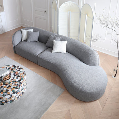 Crescent Bay Wabi Sabi Gray Sofa-Gray