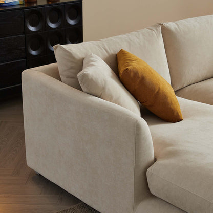 Aalto Boutique Beige Feathers Sectional