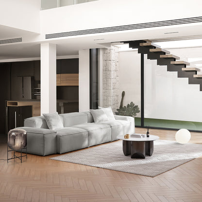 Freedom Modular White Sofa-Gray