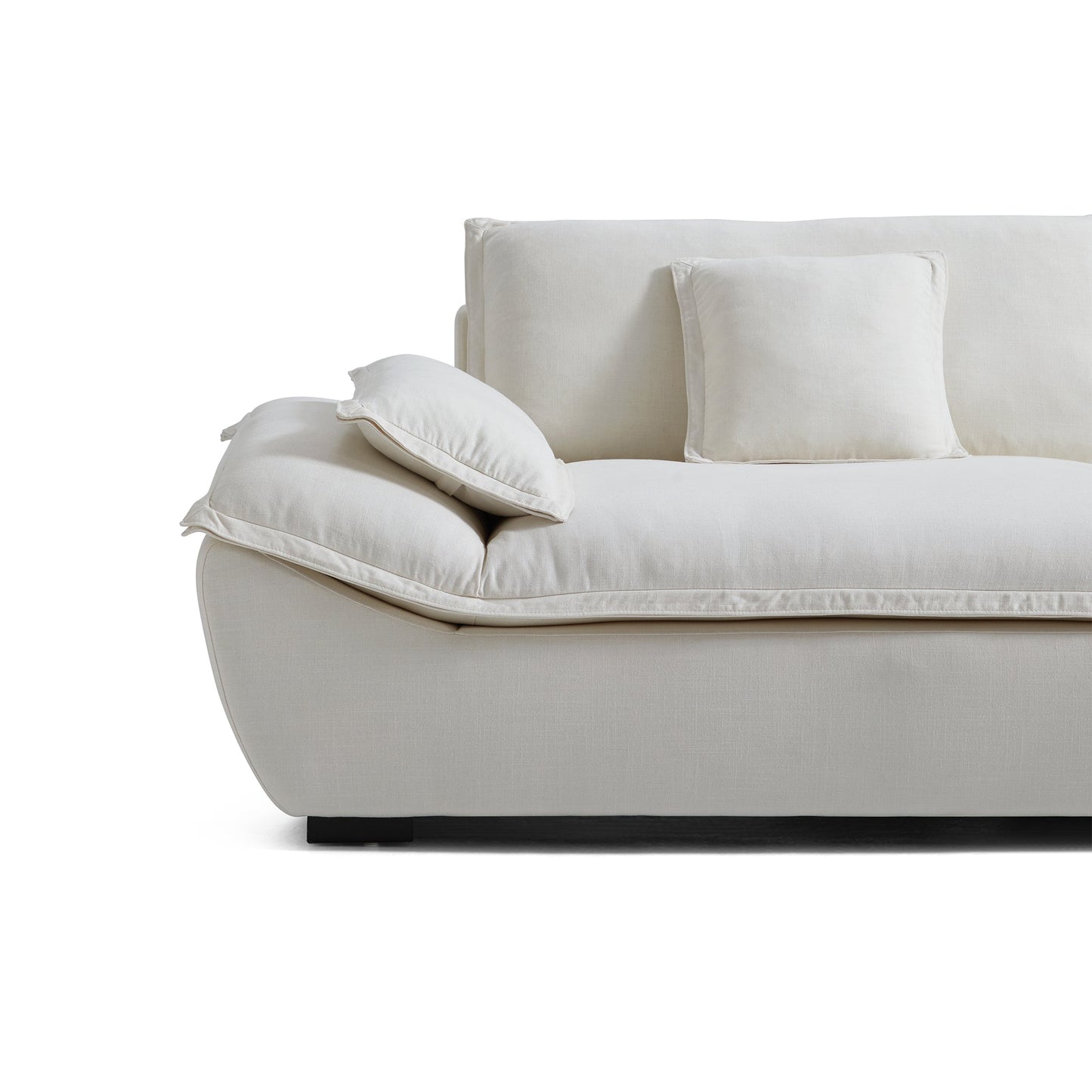 Casper Sailboat Fabric Sofa-Beige