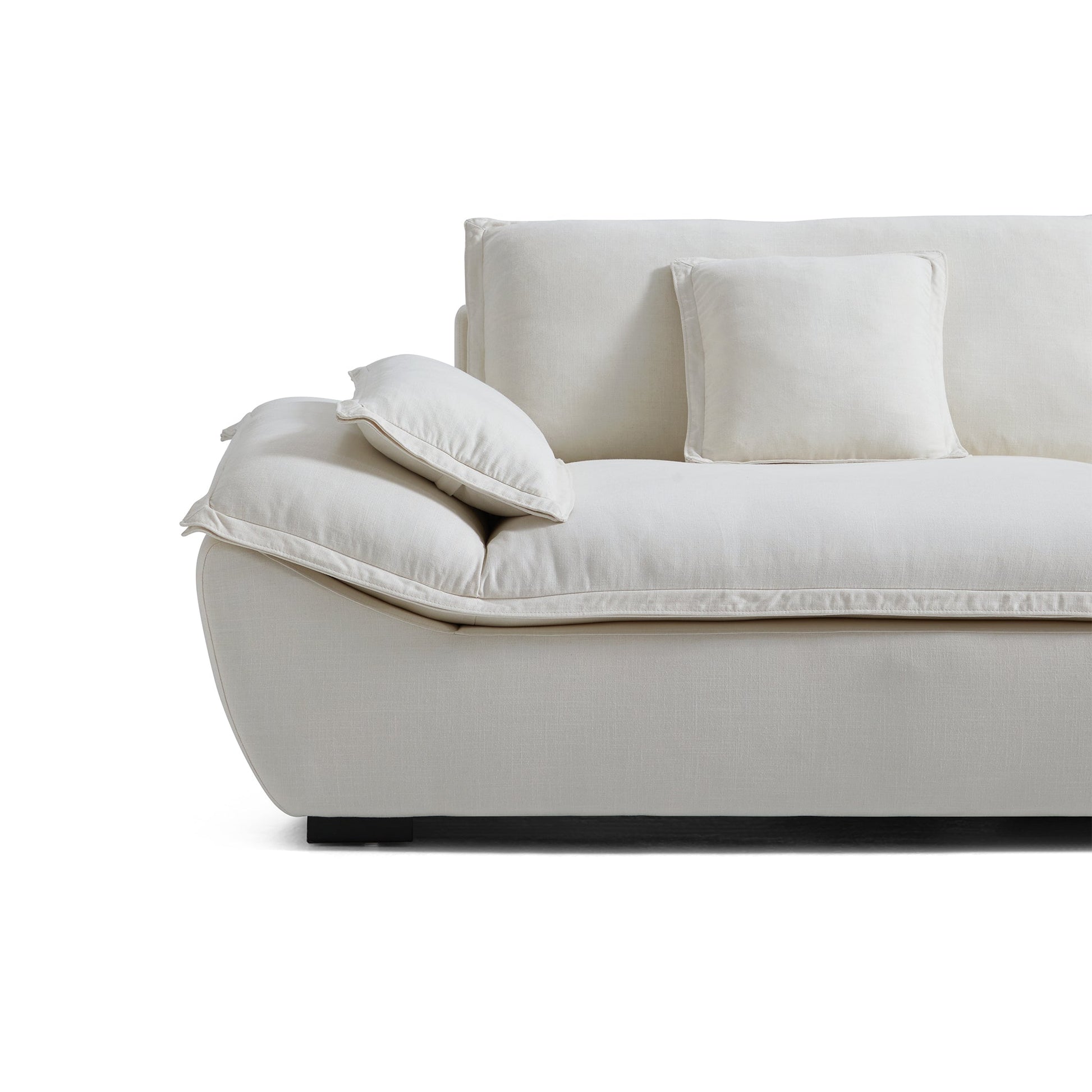 Casper Sailboat Fabric Sofa-Beige