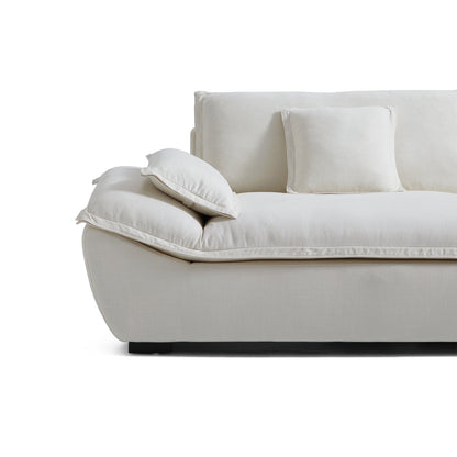 Casper Sailboat Fabric Sofa-Beige