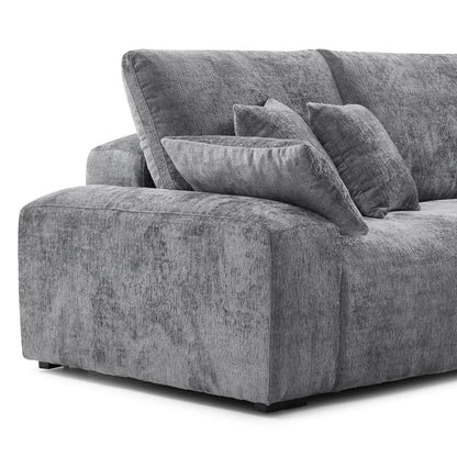 The Empress Gray Sofa Set-Gray