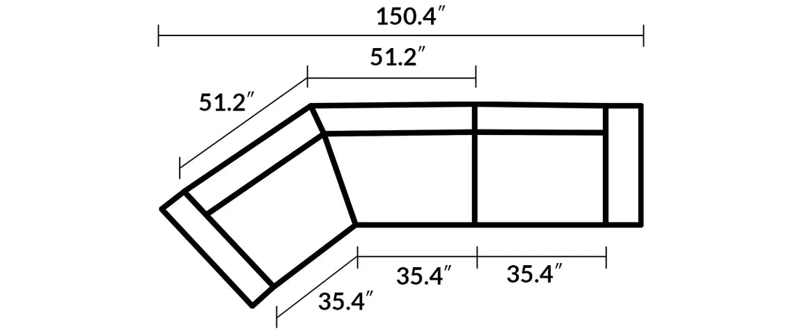 Domus Curved Sofa