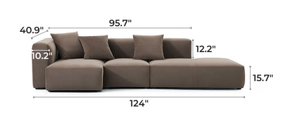 Geometry Minimalist Sectional