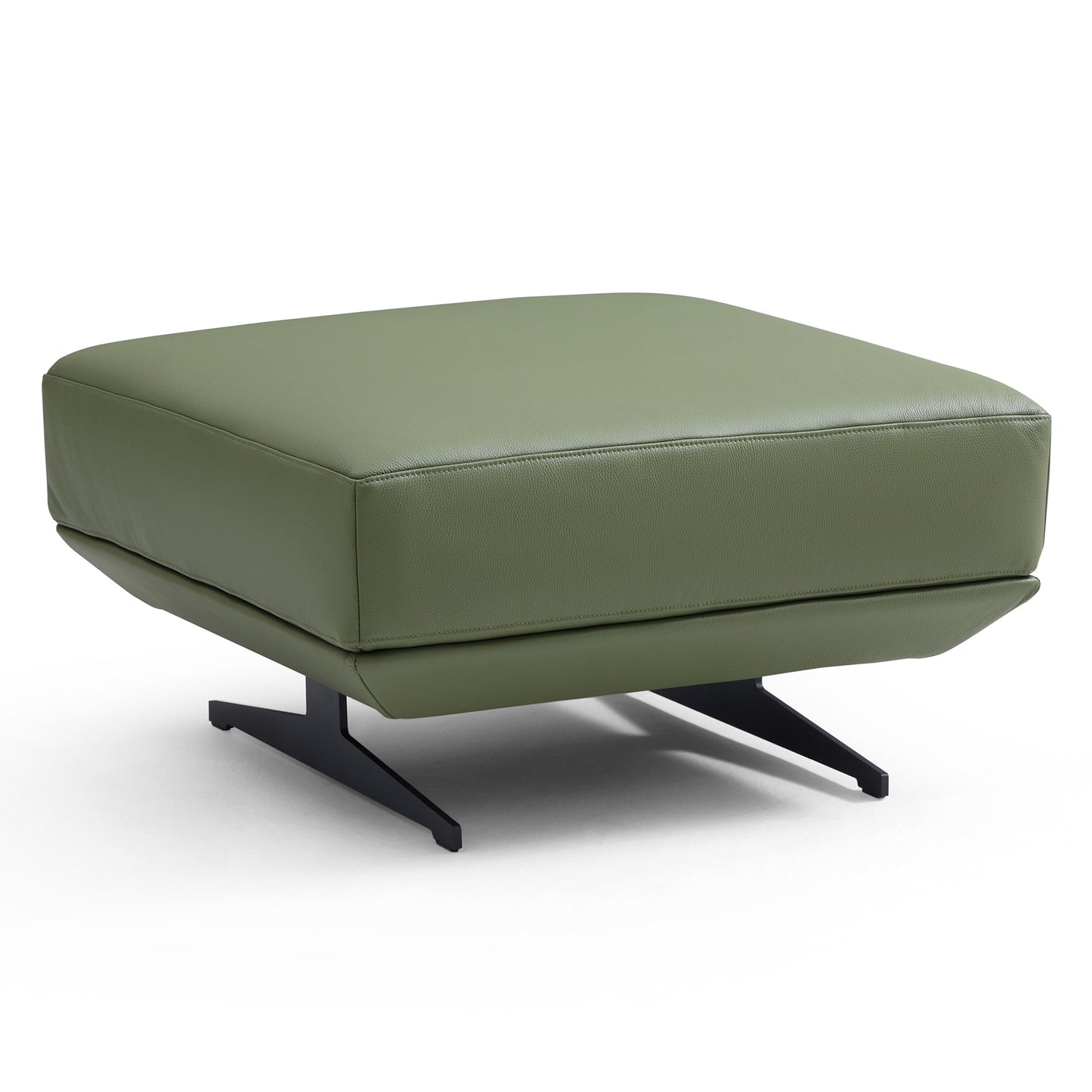 Olivia Green Top Grain Genuine Leather Sofa Set-Green