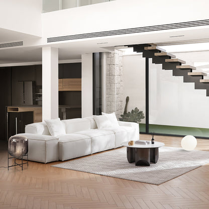 Freedom Modular Gray Sofa-White