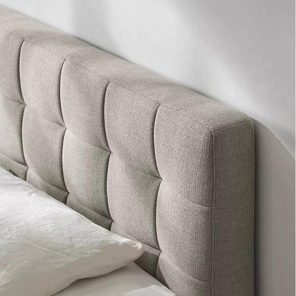 Sugar Cube Fabric Bed-Gray