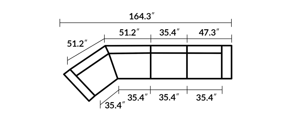 Domus Curved Sofa