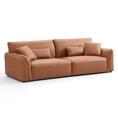 Canapé minimaliste marron Milano Moda