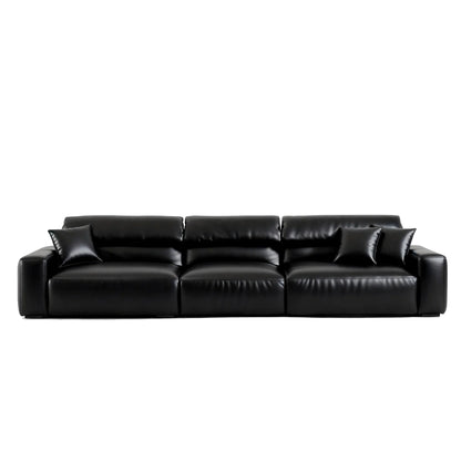 Chestnut Brown Leather Sofa