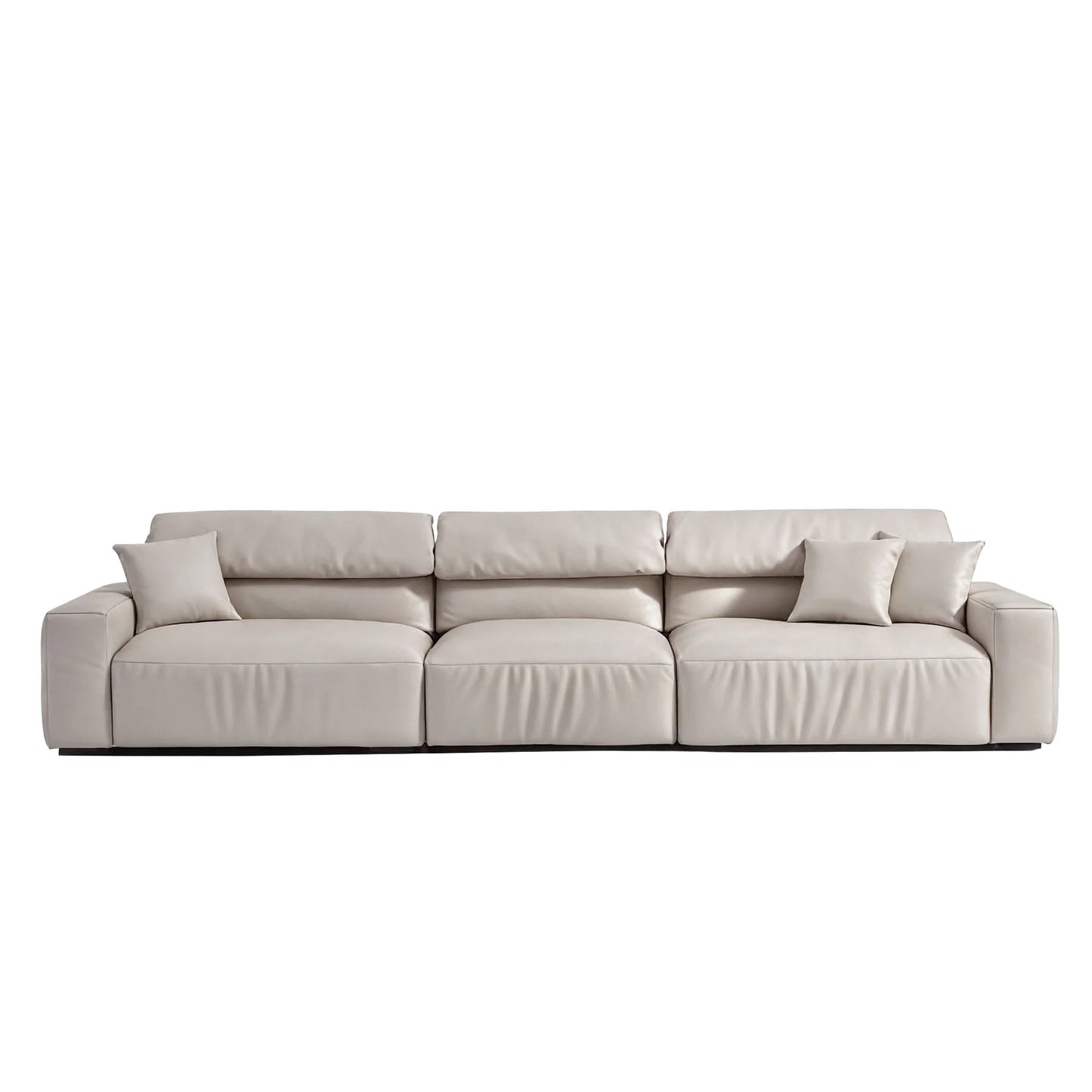 Chestnut Brown Leather Sofa