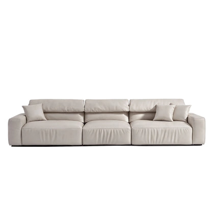 Chestnut Brown Leather Sofa