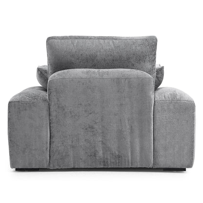 The Empress Camel Armchair-Gray