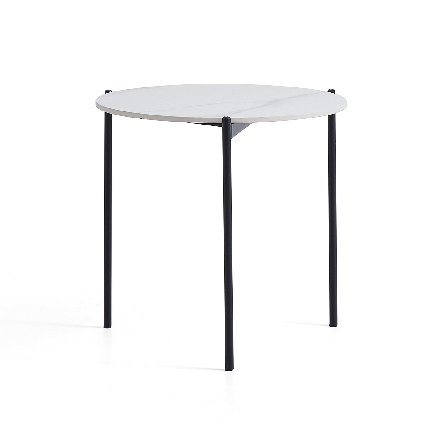 Milan White Marble Coffee Table Set-White-31.5″ & 19.7″