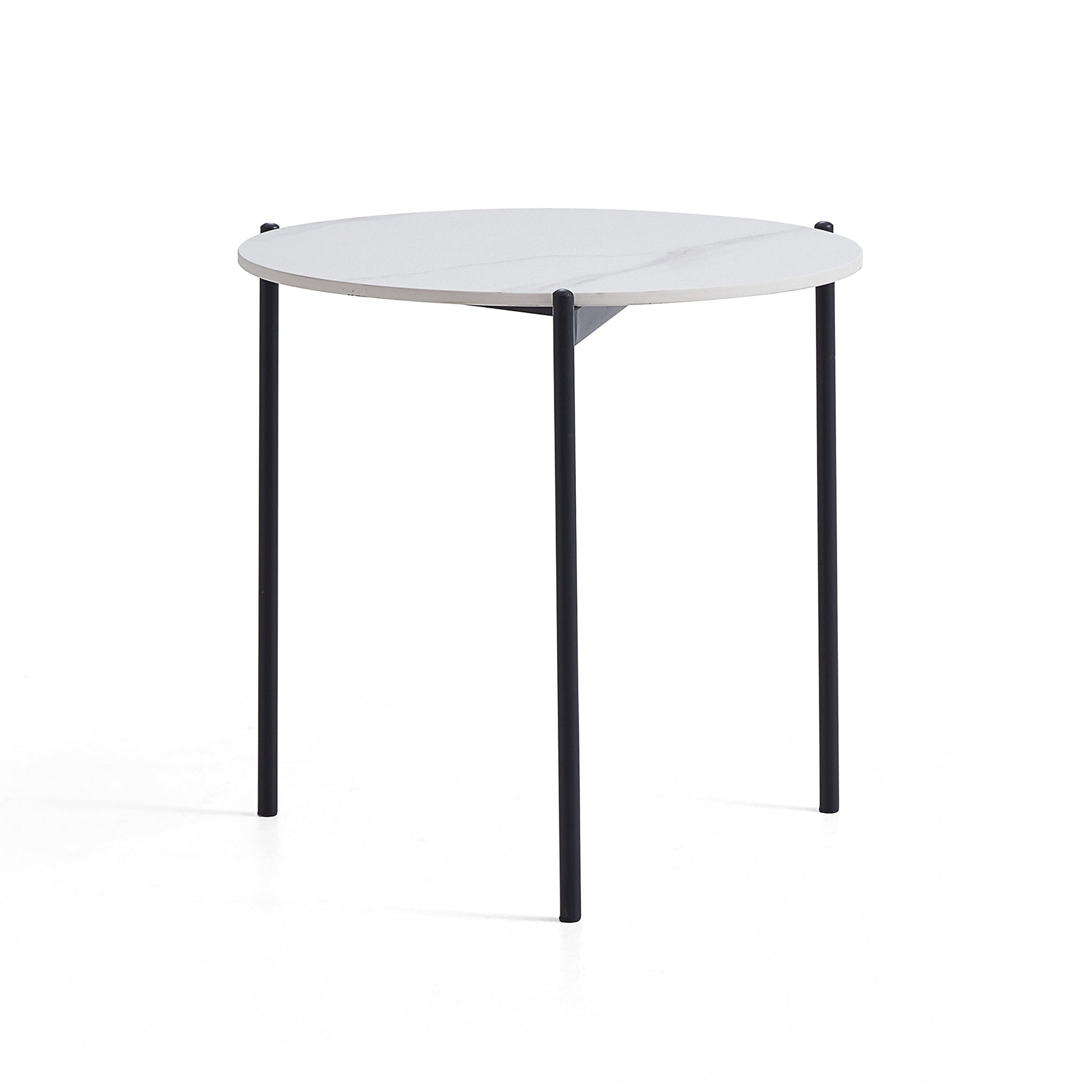 Milan White Marble Coffee Table Set-White-31.5″ & 19.7″