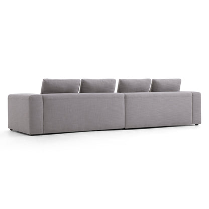 Nathan Modular Light Gray Polyester Fabric Sofa-Light Gray