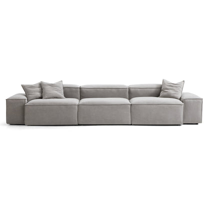 Freedom Modular Sofa-New Gray-143.7"-Low