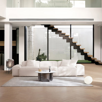 Freedom Modular White Sofa-Khaki