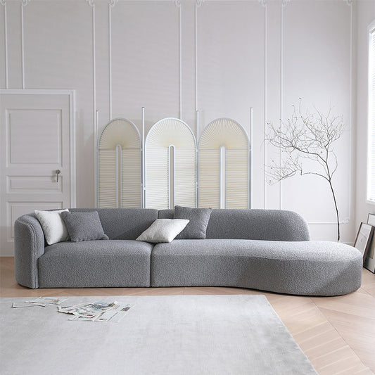 Crescent Bay Wabi Sabi Gray Sofa-Gray