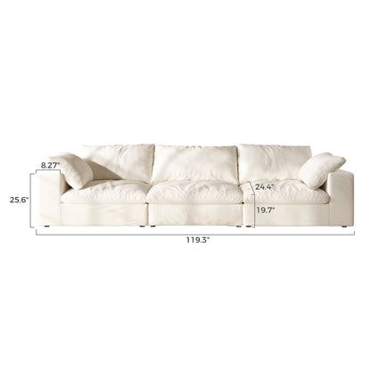 Lunna Modular Sofawhite / 120 inch
