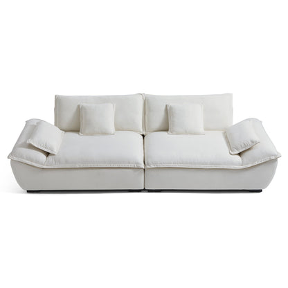 Casper Sailboat Fabric Sofa-Beige