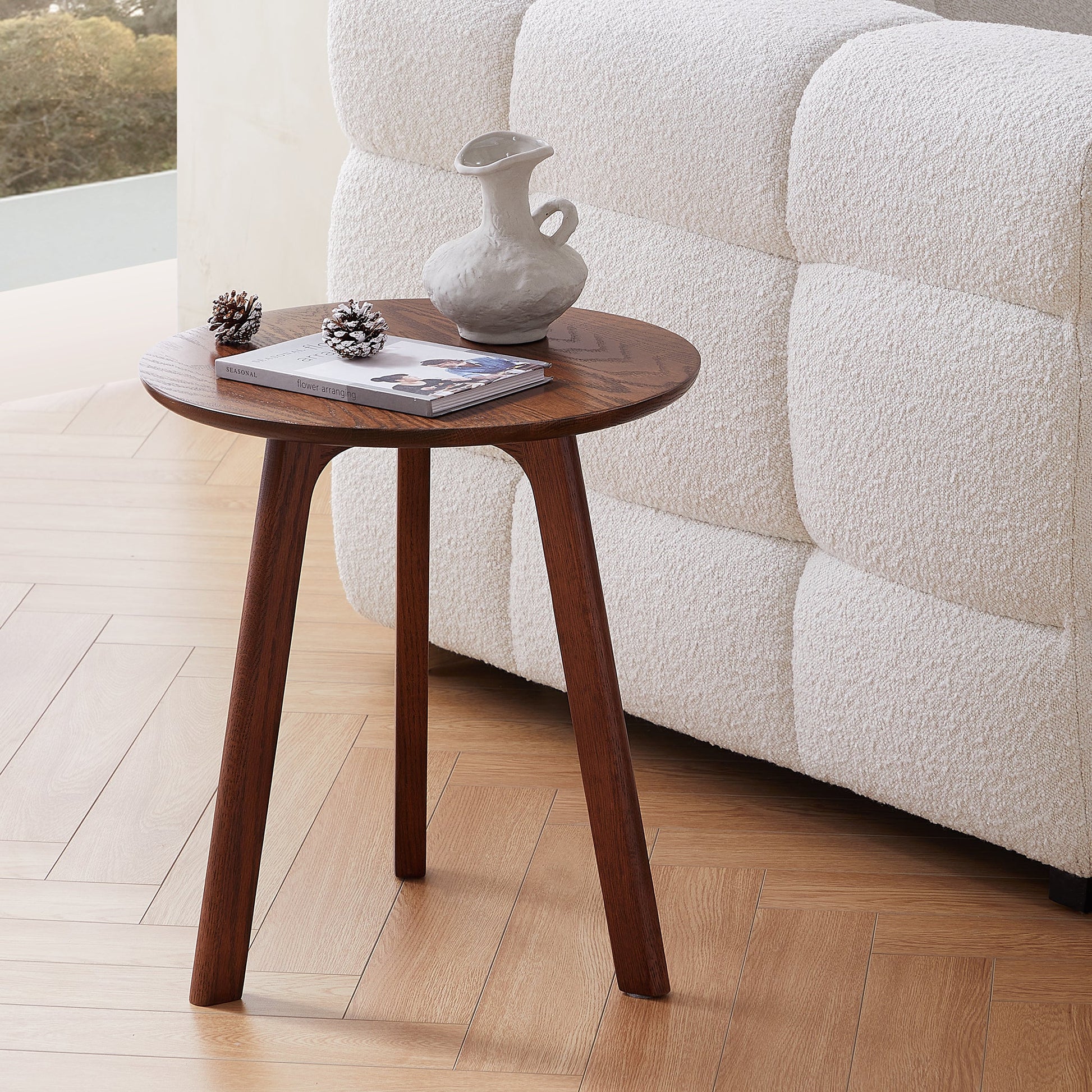 Woody Side Table-Walnut