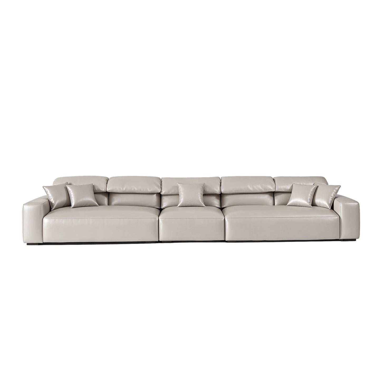 Chestnut Brown Leather Sofa