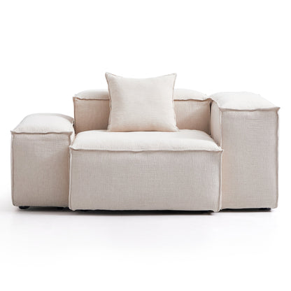 Freedom Modular Khaki Accent Armchair-Khaki-Low & High