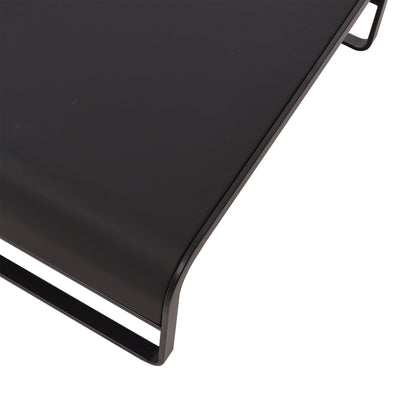 Modern Duet Coffee Table Set-39.4″ & 31.5″-Black & White