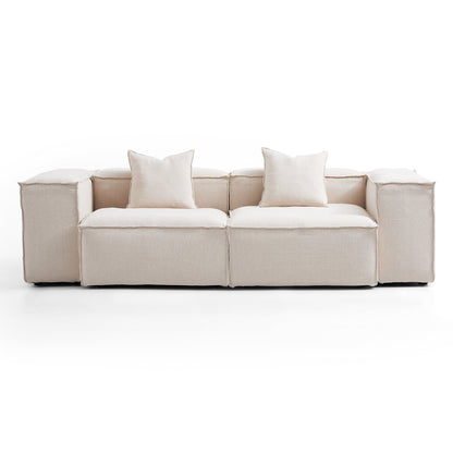 Modular Khaki Freedom Sofa-Khaki-High-106.3"