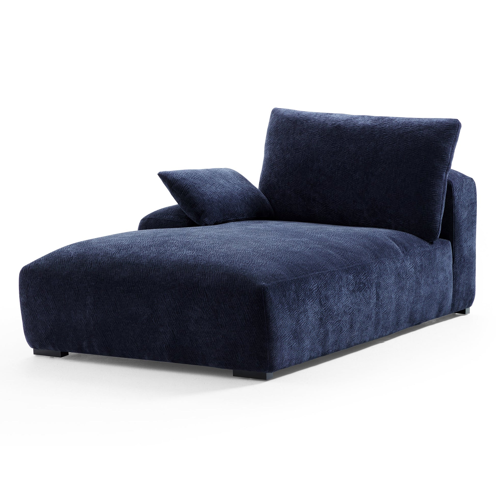 The Empress Navy Blue U Shaped Sectional-Navy Blue